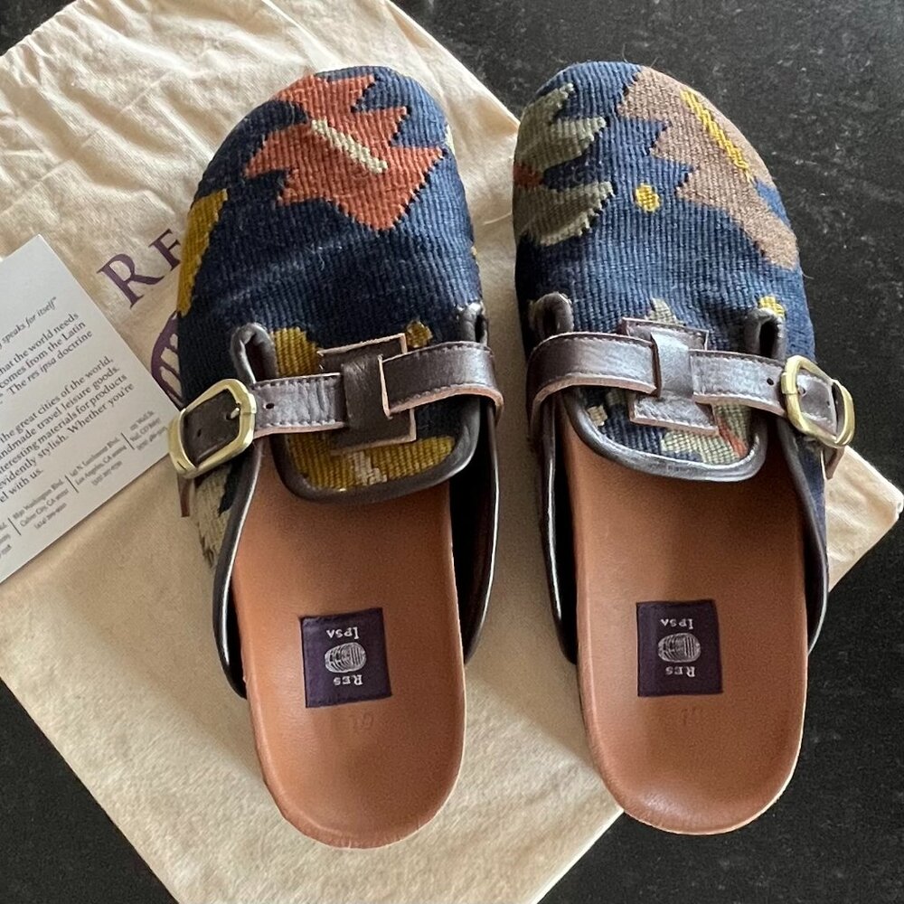 Res Ipsa Men's Kilim Clogs